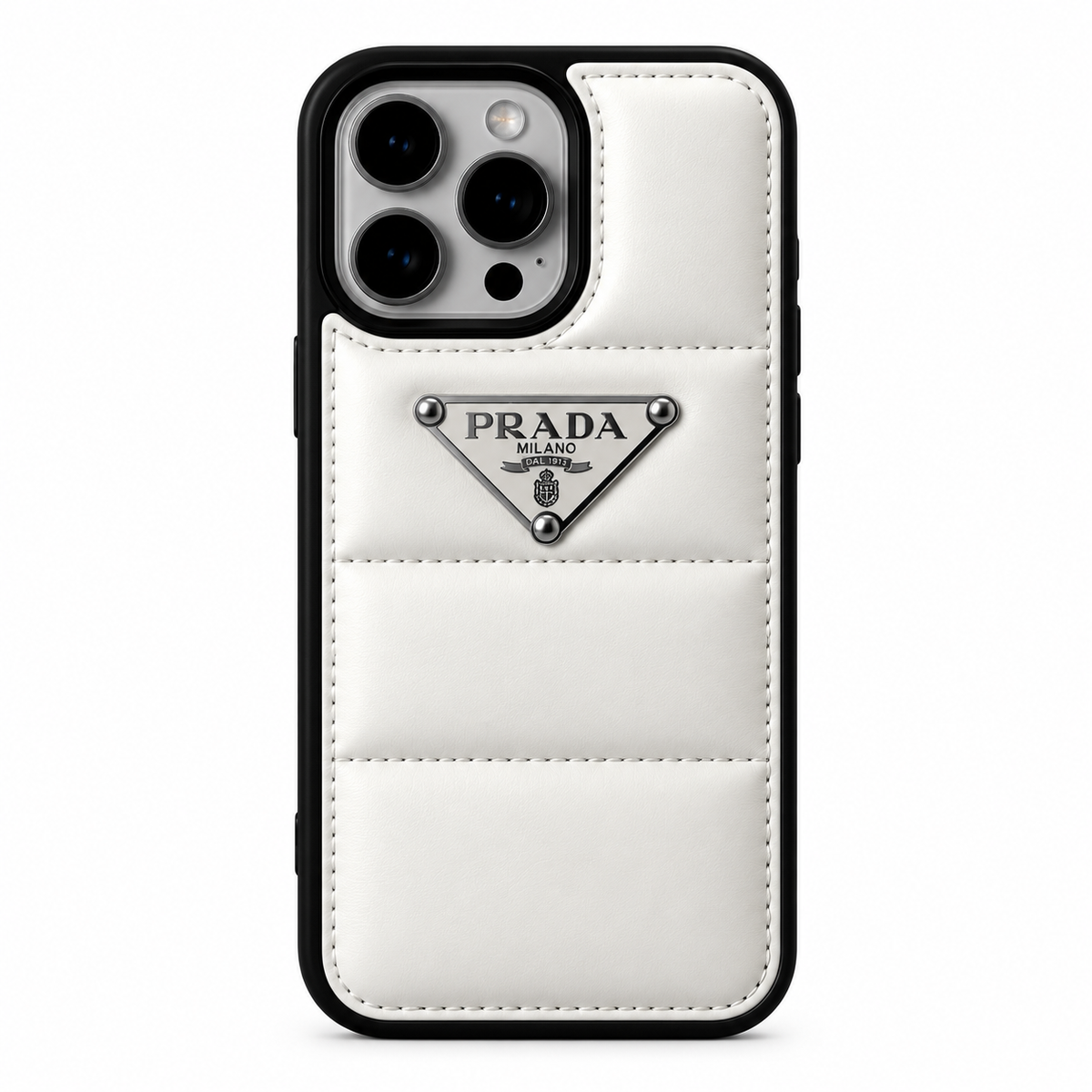 Prada Padded Leather iPhone Case