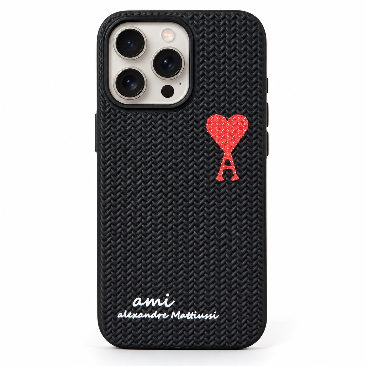AMI de Cœur Saffiano iPhone Case