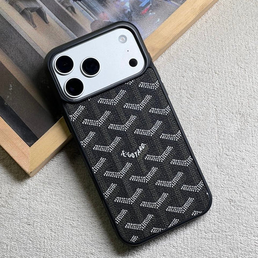 Goyard Leather Iphone case