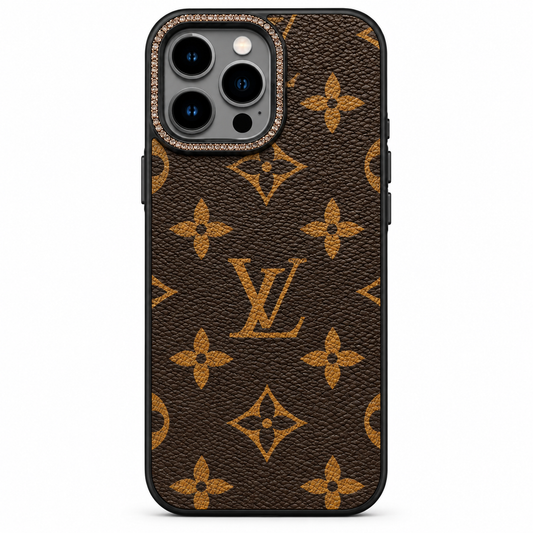 Louis Vuitton Monogram Crystal iPhone Cas