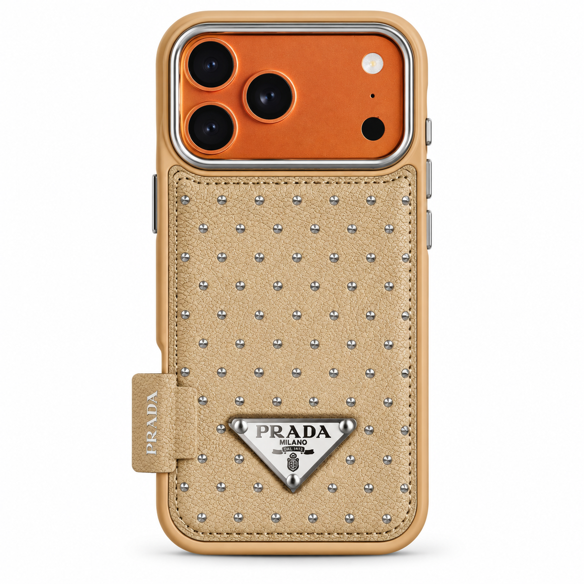Prada Crystal Leather iPhone Case