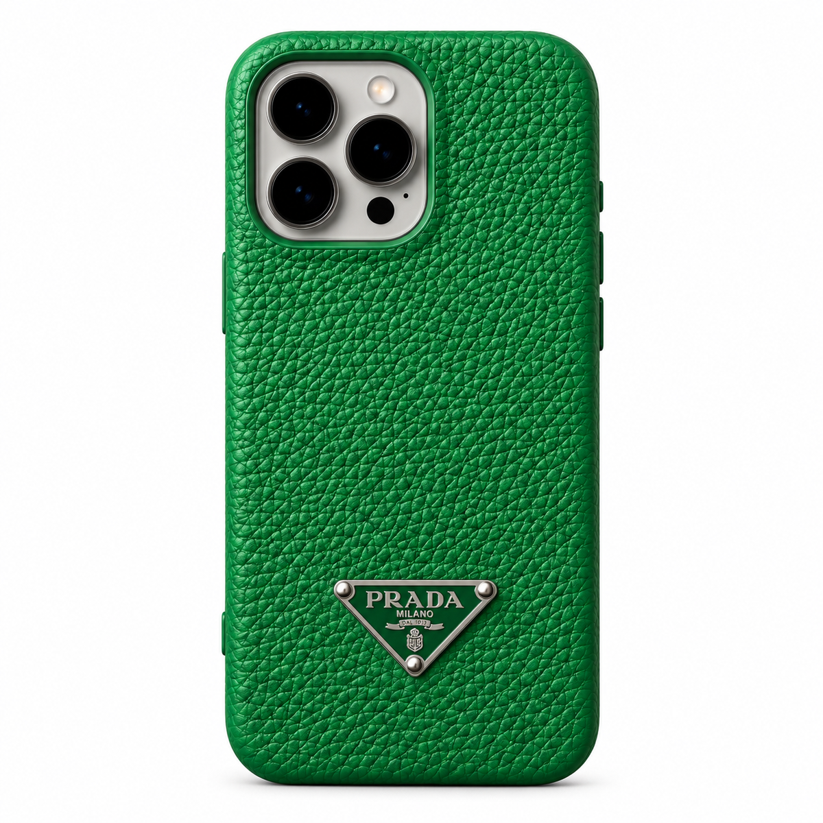 Prada Grained Leather iPhone Case