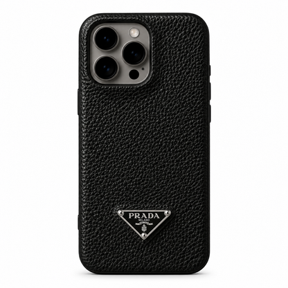 Prada Grained Leather iPhone Case