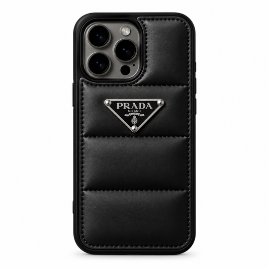 Prada Padded Leather iPhone Case