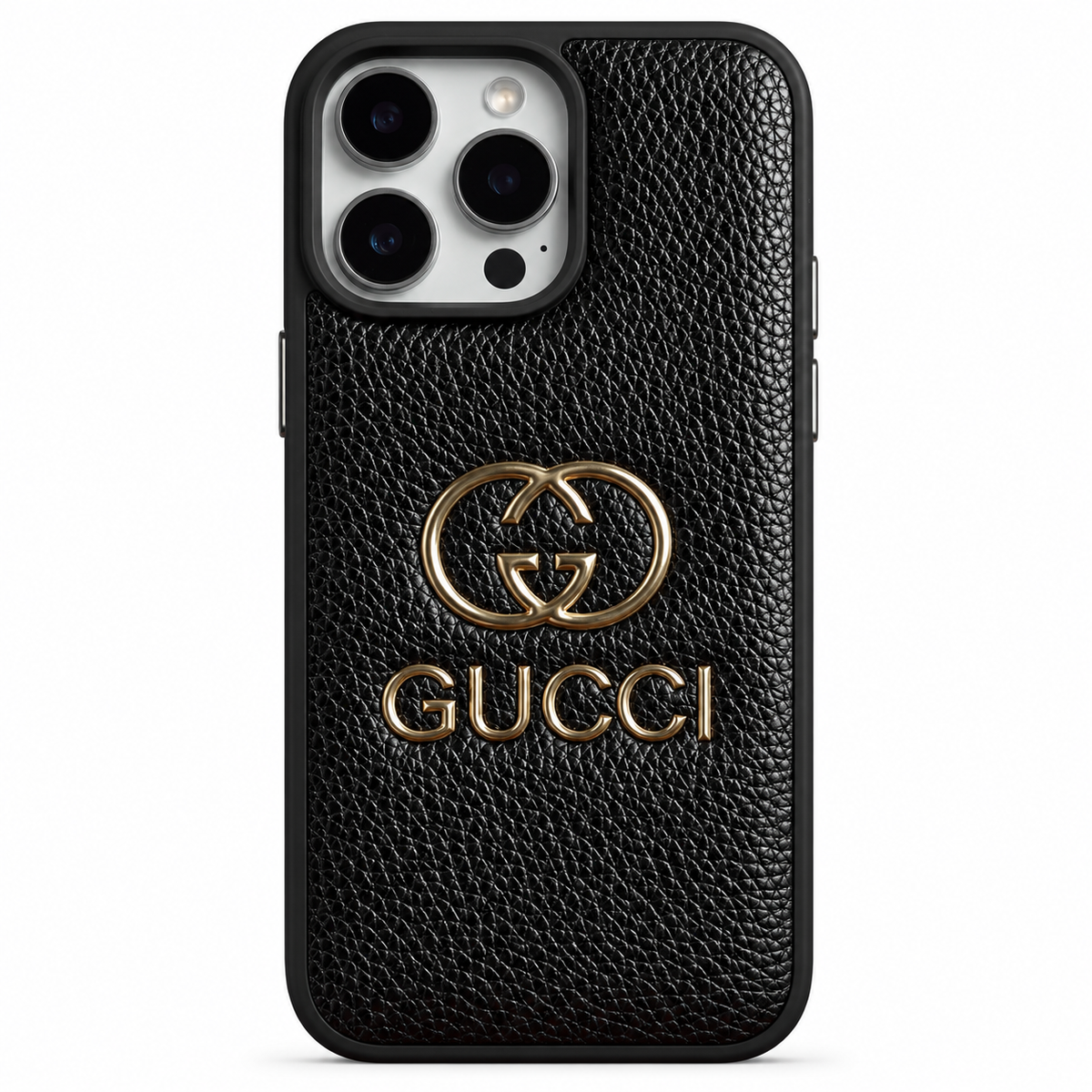 Gucci Embossed Leather iPhone Case