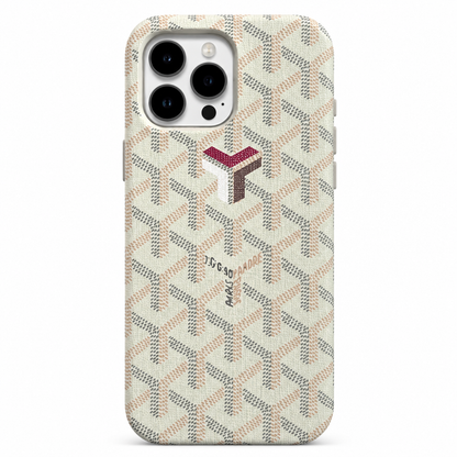 Goyard Signature Logo iPhone Case