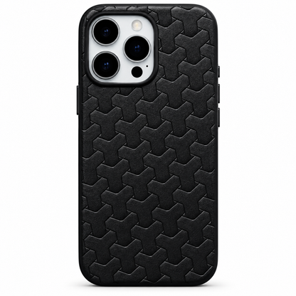 Woven Leather iPhone Case