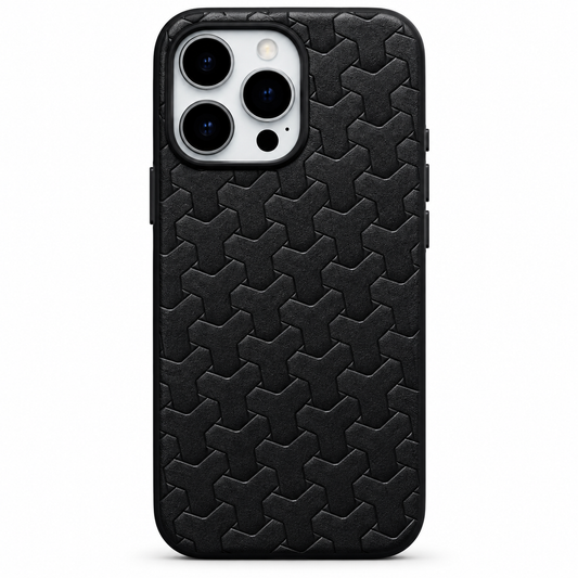 Woven Leather iPhone Case