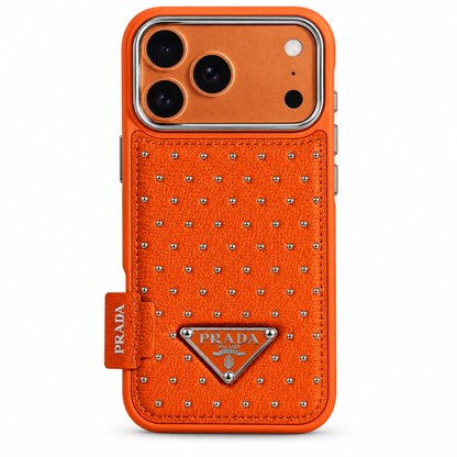 Prada Crystal Leather iPhone Case
