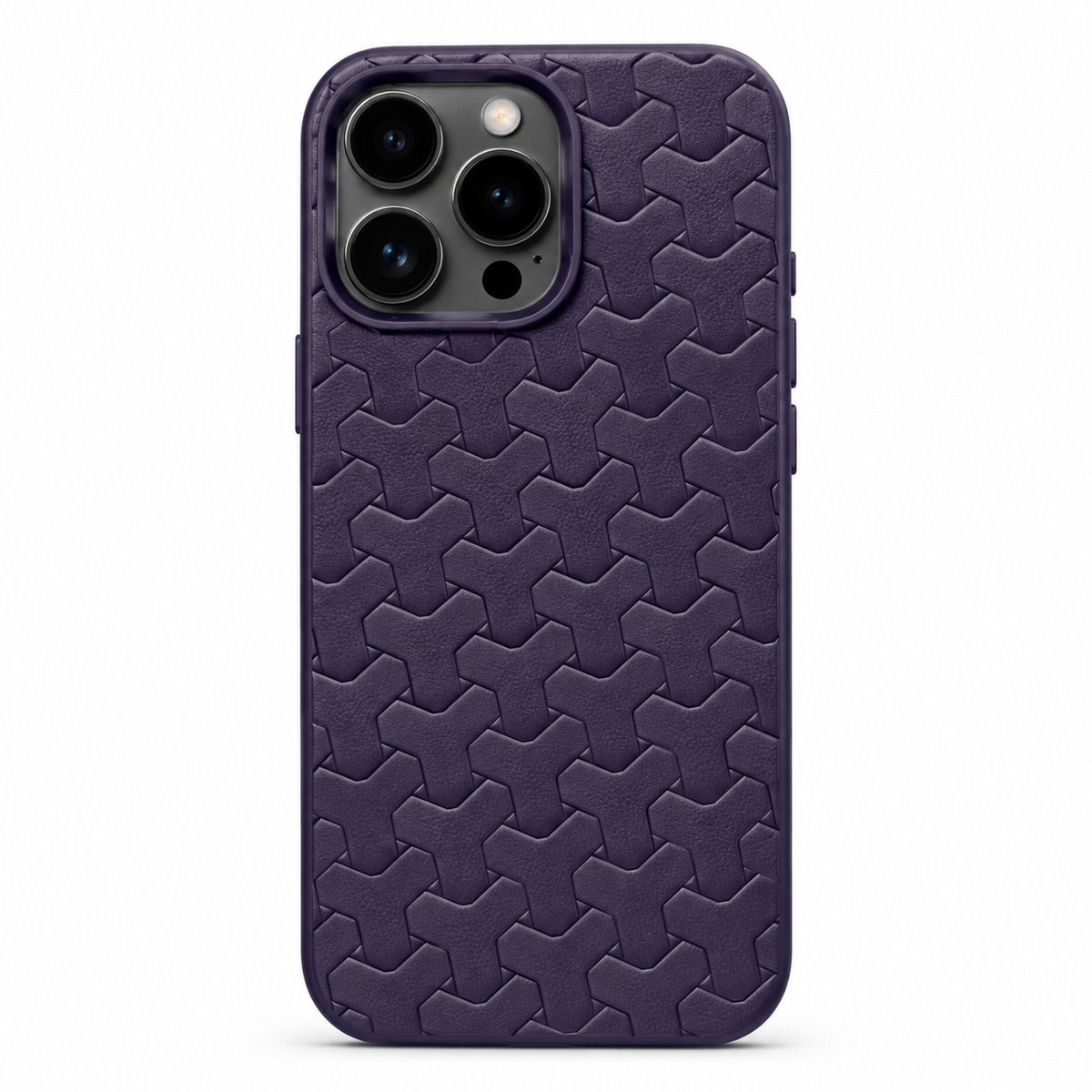 Woven Leather iPhone Case
