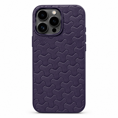 Woven Leather iPhone Case
