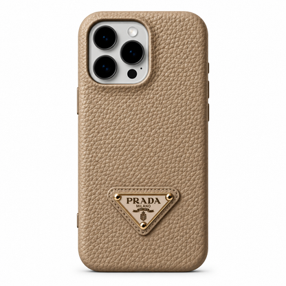 Prada Grained Leather iPhone Case