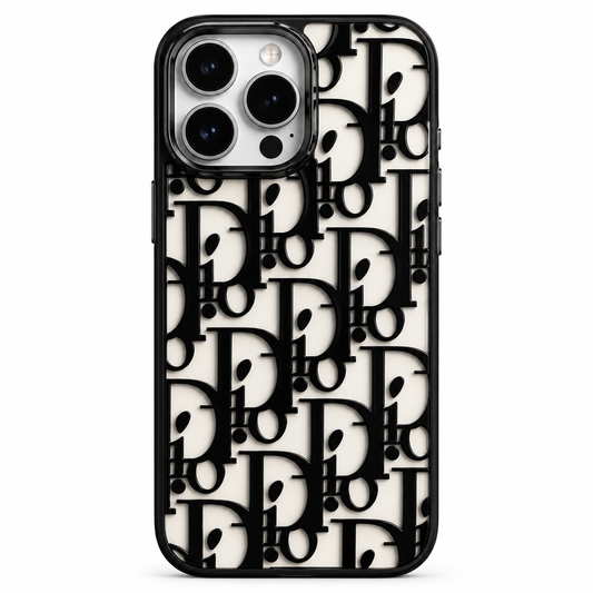 Dior Oblique Transparent iPhone Case