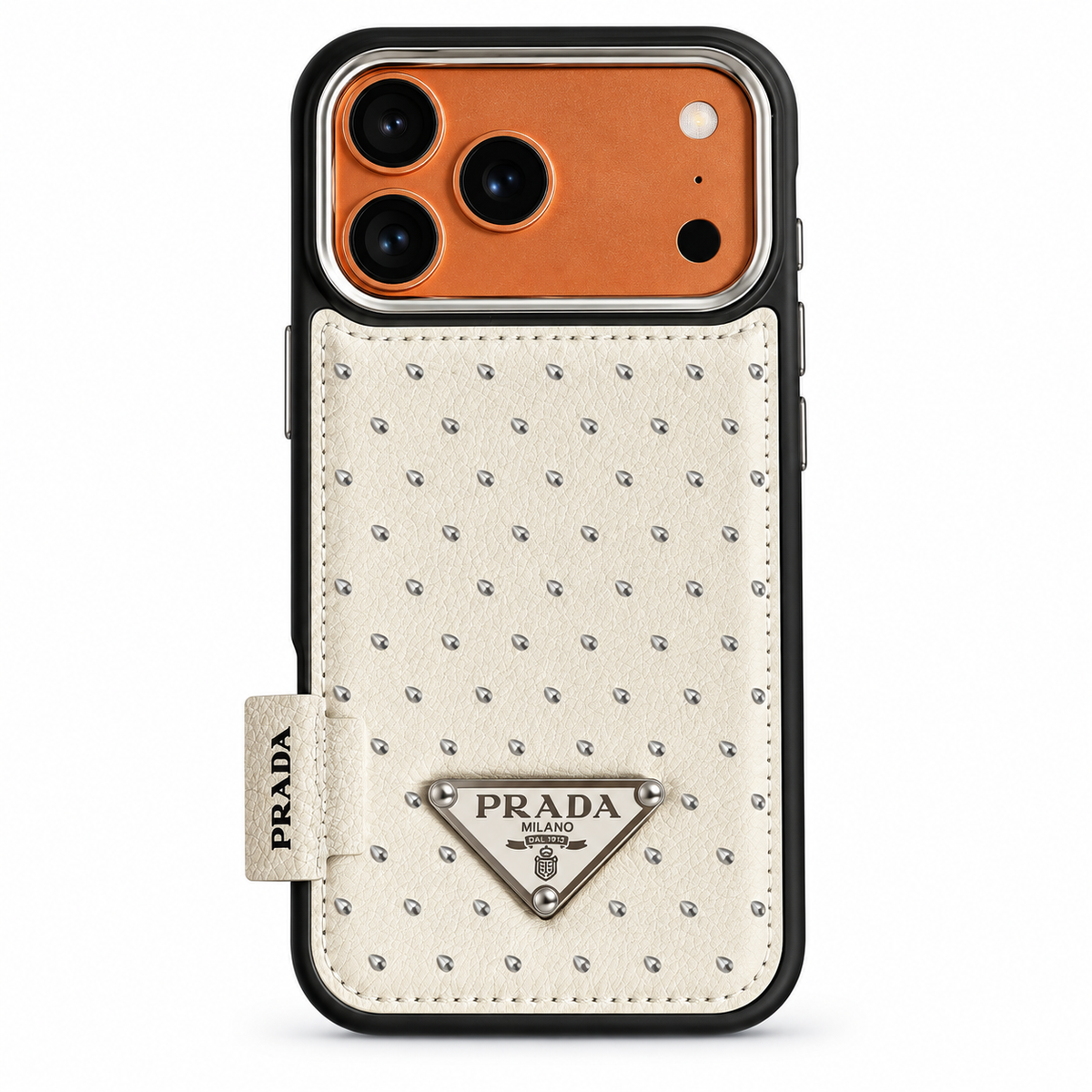 Prada Crystal Leather iPhone Case