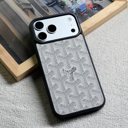 Goyard Leather Iphone case