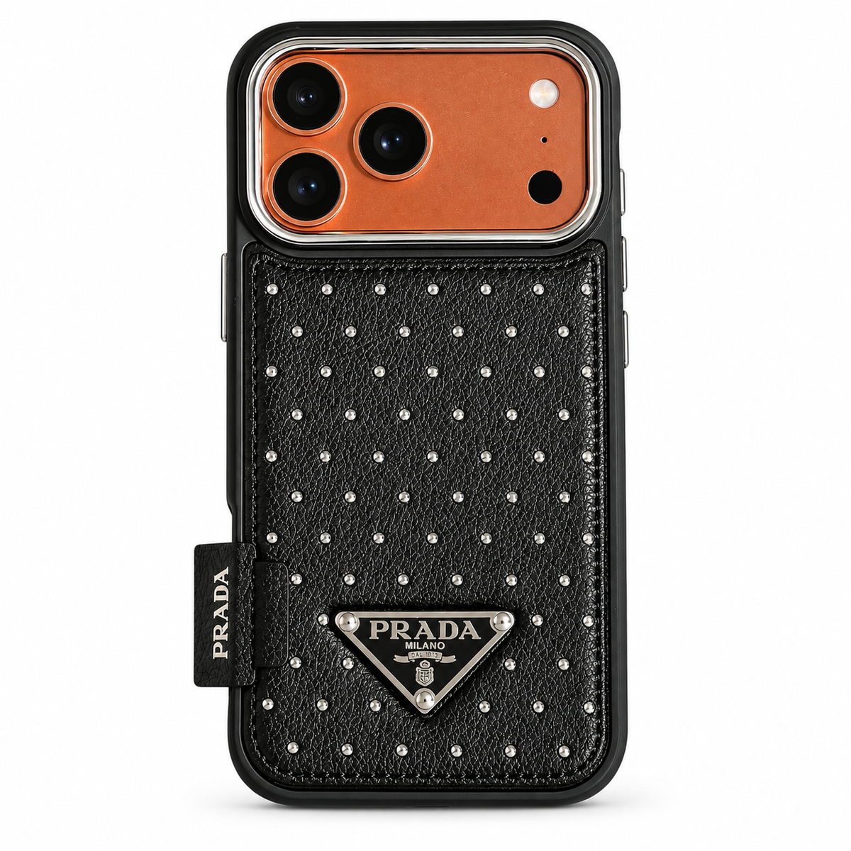 Prada Crystal Leather iPhone Case
